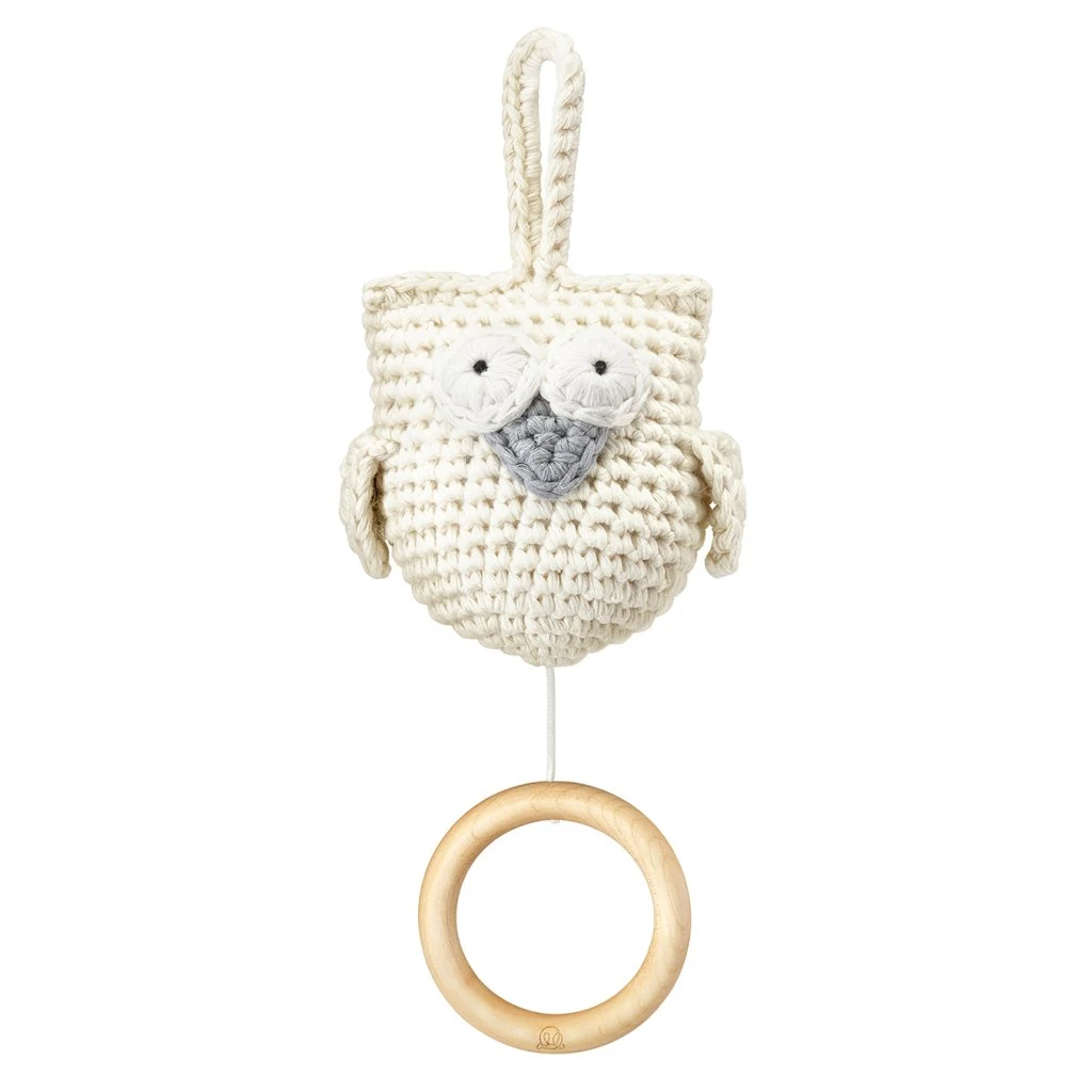 Häkel Spieluhr Eule - Beige (Twinkle Twinkle Little Star) Von Maylily 1 Häkel Spieluhr Eule - Beige (Twinkle Twinkle Little Star) Von Maylily