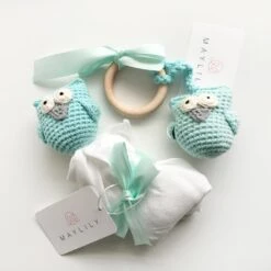 Kuscheltuch Eule Mint Von Maylily 7 Kuscheltuch Eule Mint Von Maylily -Babyprodukte Geschäft hersteller maylily kuscheltuch eule mint 4