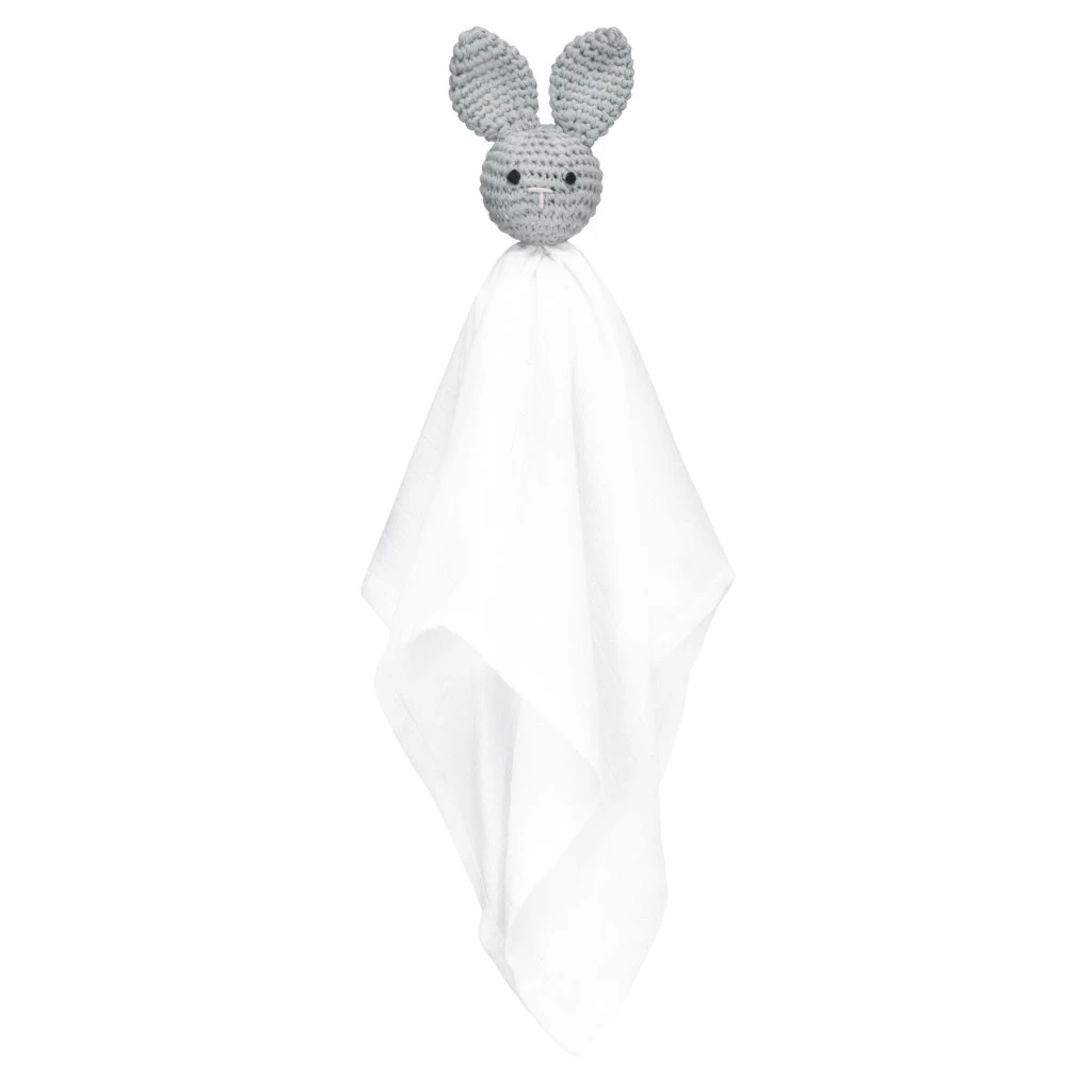 Kuscheltuch Hase Grau Von Maylily 1 Kuscheltuch Hase Grau Von Maylily