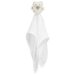 Kuscheltuch XL Eule Beige 60cm Von Maylily