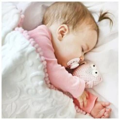Kuscheltuch XL Eule Rosa 60cm Von Maylily -Babyprodukte Geschäft hersteller maylily kuscheltuch xl eule rosa 60 cm 4