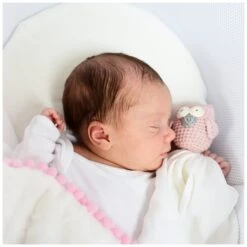 Kuscheltuch XL Eule Rosa 60cm Von Maylily -Babyprodukte Geschäft hersteller maylily kuscheltuch xl eule rosa 60 cm 6