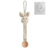 Schnullerkette Hase Beige MAM NUK Von Maylily