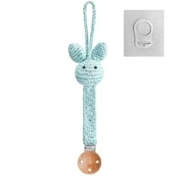 Schnullerkette Hase Mint MAM NUK Von Maylily