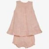 Minymo Baby-Kleid Mit Hose Pfirsich