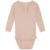 Minymo Baby-Ripp-Body R&uuml;schen Rosa