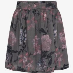 Minymo M&auml;chen-Rock Olive Mit Blumenprint