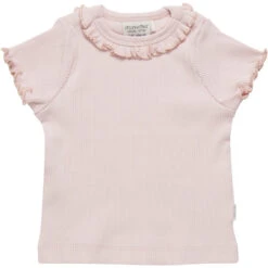 T-shirt SS Rib Peach Whip 62 Von Minymo 5309