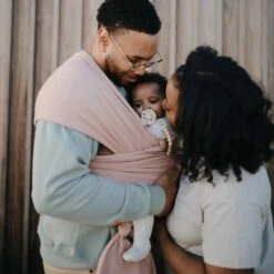 Mushie Baby-Tragetuch Blush -Babyprodukte Geschäft hersteller mushie baby tragetuch blush 3