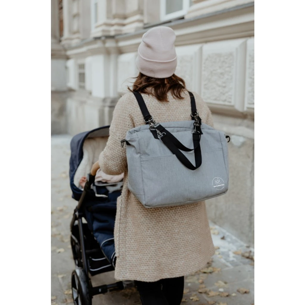 Wickeltasche - Panther Schwarz Von Naturkind 6 Wickeltasche - Panther Schwarz Von Naturkind – Bild 6