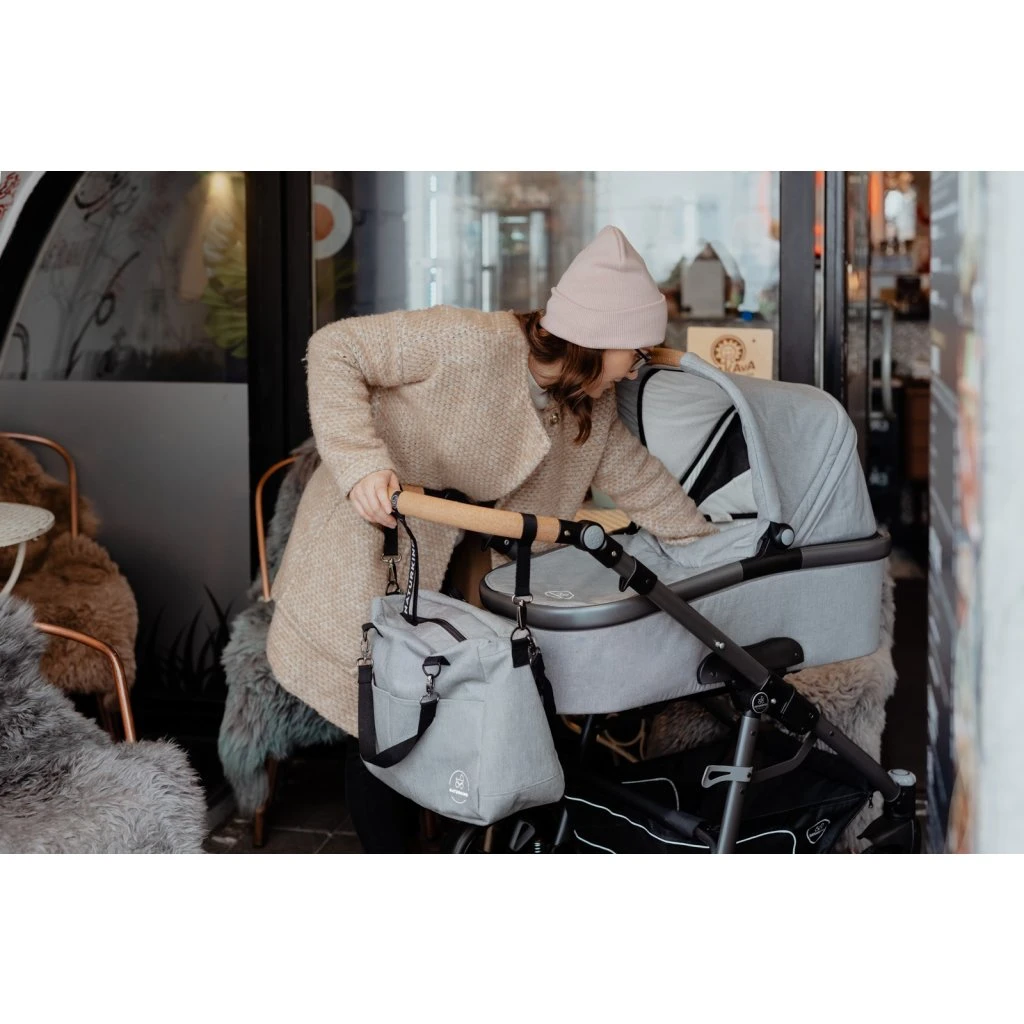 Wickeltasche - Panther Schwarz Von Naturkind 7 Wickeltasche - Panther Schwarz Von Naturkind – Bild 7