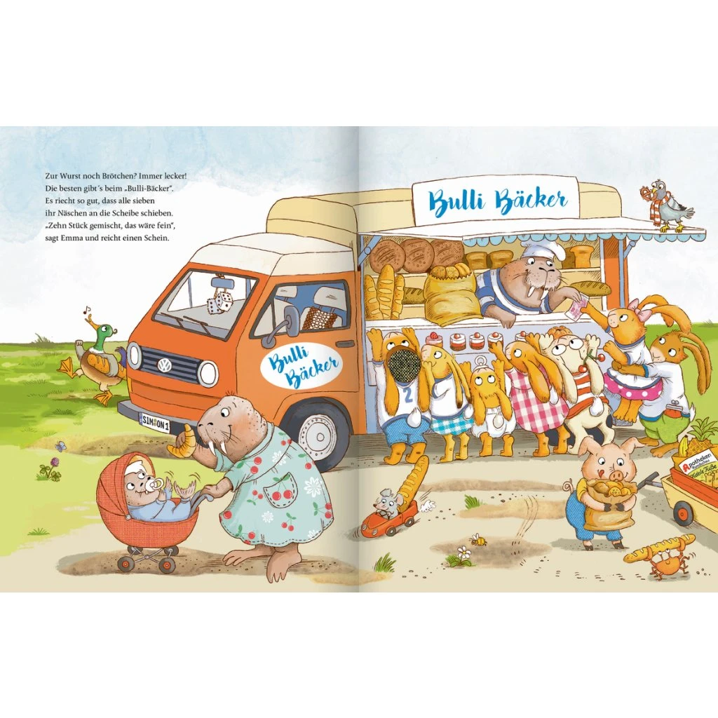 Buch - Wenn Sieben Wilde Kleine Hasen Dem Nachbarn Gleich Zu Hilfe Rasen Von Oetinger 4 Buch - Wenn Sieben Wilde Kleine Hasen Dem Nachbarn Gleich Zu Hilfe Rasen Von Oetinger – Bild 4