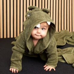 Frottee-Bademantel Krokodil Von Pippi