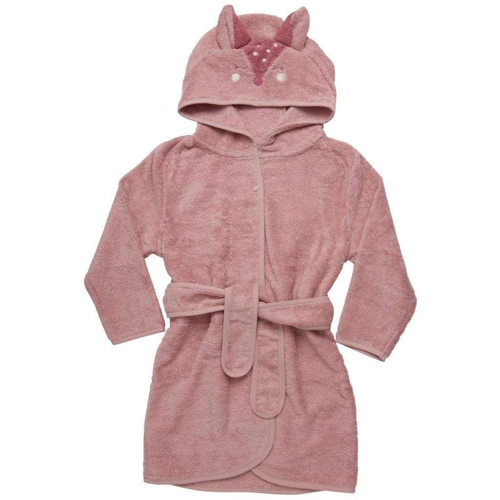 Frottee-Bademantel Reh Misty Rose Von Pippi 1 Frottee-Bademantel Reh Misty Rose Von Pippi