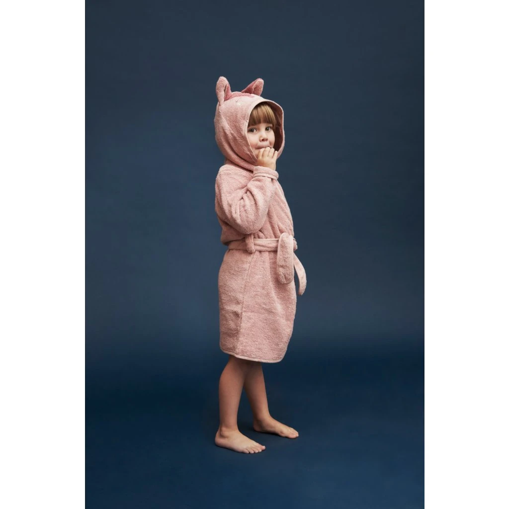 Frottee-Bademantel Reh Misty Rose Von Pippi 2 Frottee-Bademantel Reh Misty Rose Von Pippi – Bild 2