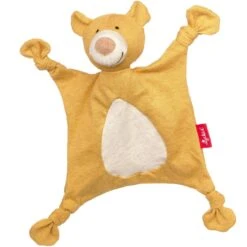 Sigikid Baby Kuschel-Schnuffeltuch B&auml;r Yellow