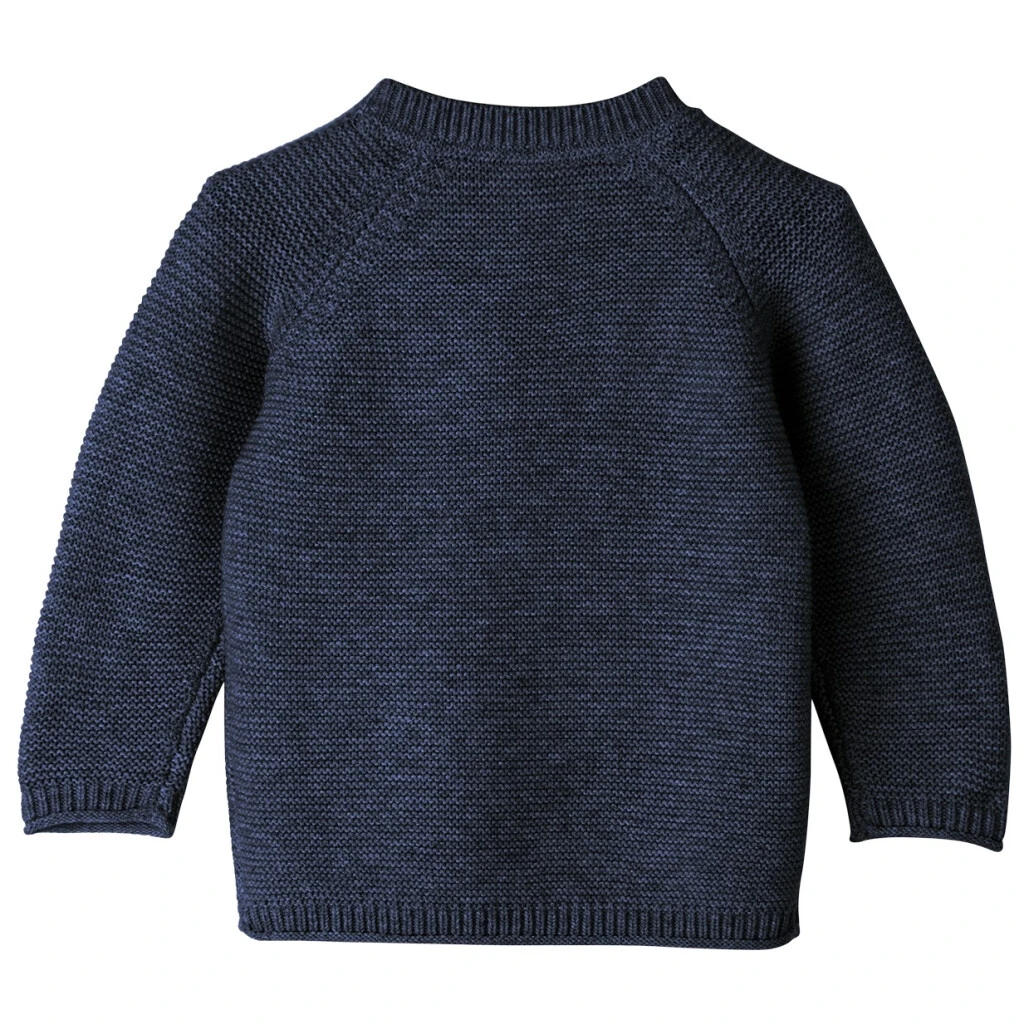 S.Oliver Baby-Strickpulli Blau Mit Knöpfen 2 S.Oliver Baby-Strickpulli Blau Mit Knöpfen – Bild 2