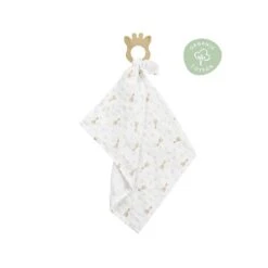 So Pure Schmusetuch Mit Kautschuk-Bei&szlig;ring Von Sophie La Girafe