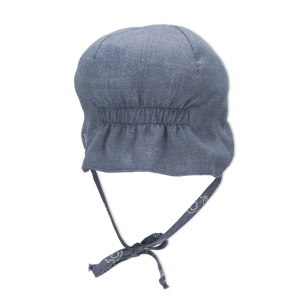 Kinder-Sommer-Schirm-Wende Mütze Elefant Blau Von Sterntaler 2 Kinder-Sommer-Schirm-Wende Mütze Elefant Blau Von Sterntaler – Bild 2