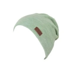 Sterntaler Slouch-Beanie Aus Microfleece Melange Recycelt Gr&uuml;n