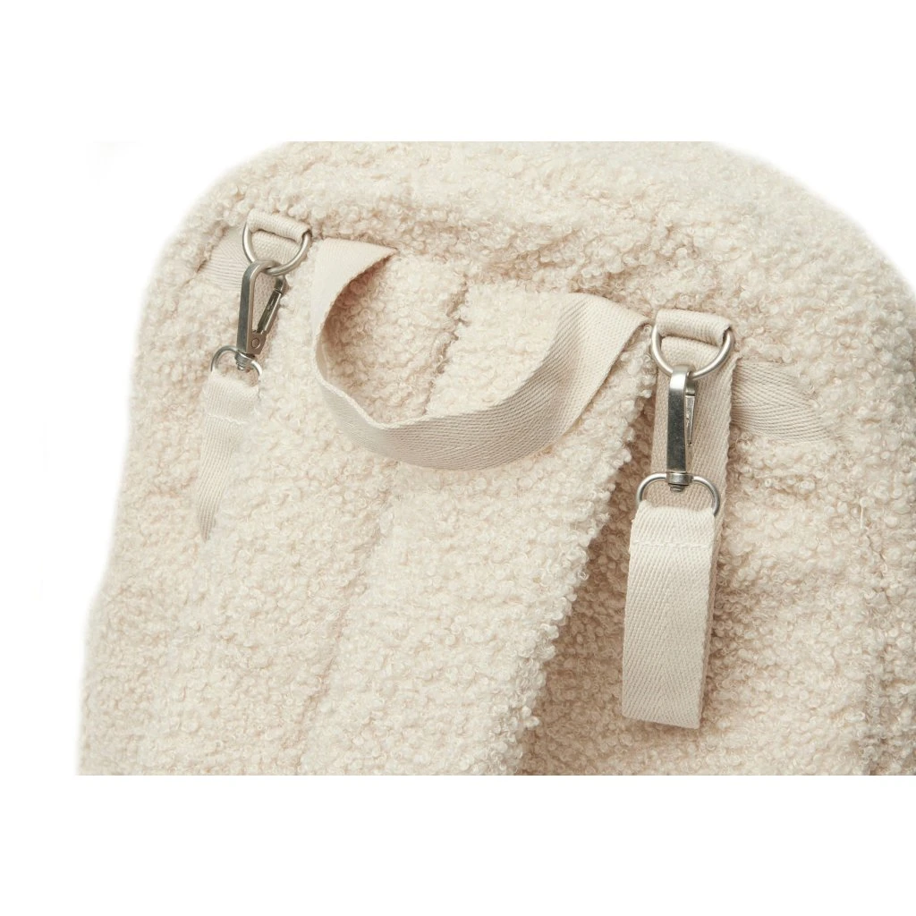 Jollein Wickeltasche Rucksack Boucle Natur 5 Jollein Wickeltasche Rucksack Boucle Natur – Bild 5