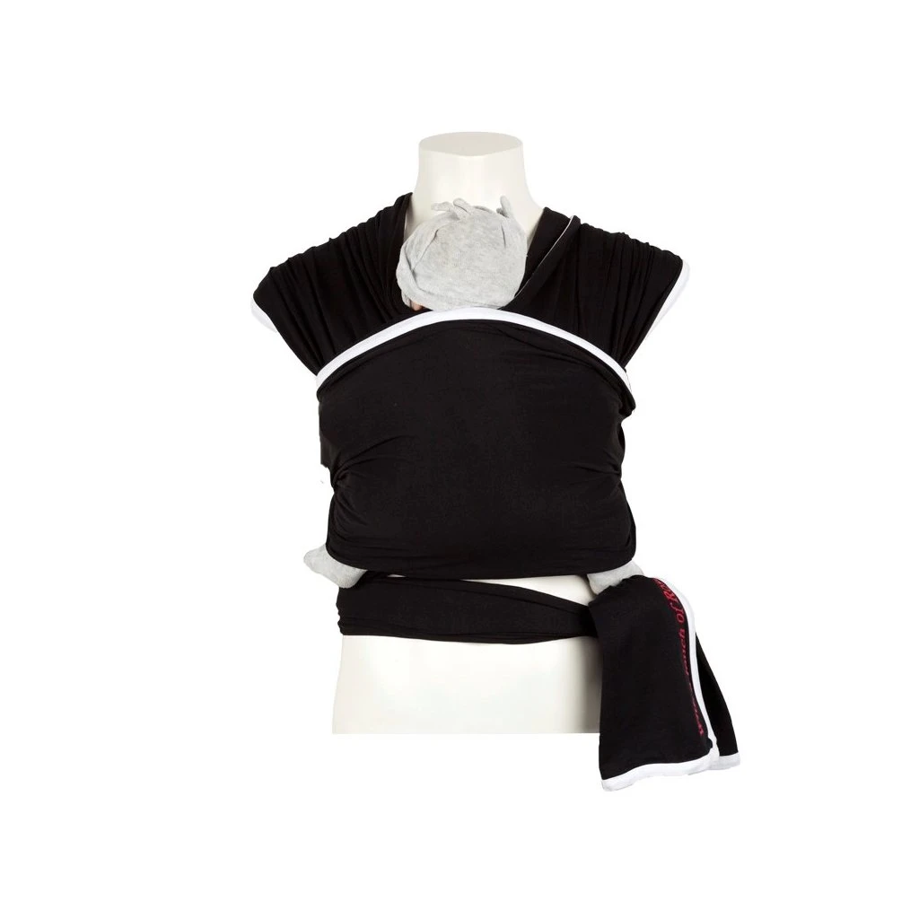 With A Touch Of Rose Tragetuch Schwarz Weiß 1 With A Touch Of Rose Tragetuch Schwarz Weiß