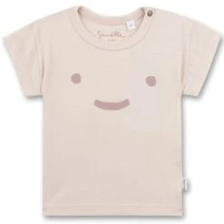 Sanetta Kinder-T-Shirt Rosa Smiley-Gesicht